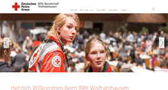 Desktop Screenshot of brk-wolfratshausen.de
